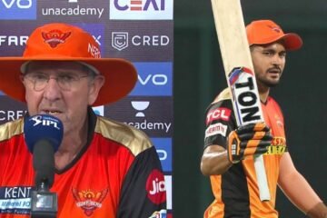 IPL 2021: SRH coach Trevor Bayliss spill beans on Manish Pandey’s absence in the 4th game