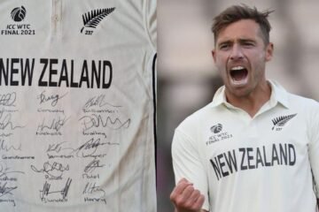 Tim Southee auctions his WTC final jersey for an eight-year-old girl suffering from cancer