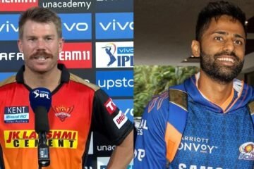 David Warner reacts after Suryakumar Yadav didn’t pick him in his all-time IPL XI