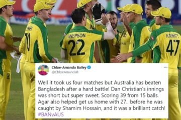 Twitter reactions: Bowlers lead the way as Australia beat Bangladesh in 4th T20I