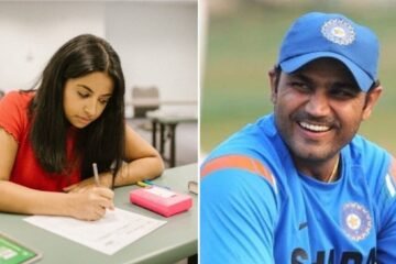 Virender Sehwag reacts hilariously after two students with above 99 per cent scores retake exams