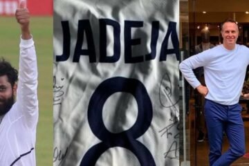 ENG vs IND: Ravindra Jadeja gifts his Test jersey signed by Indian players to Michael Vaughan for charity