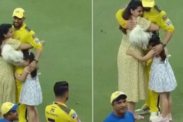 WATCH: MS Dhoni hugging wife Sakshi, daughter Ziva after CSK wins the IPL 2021 title