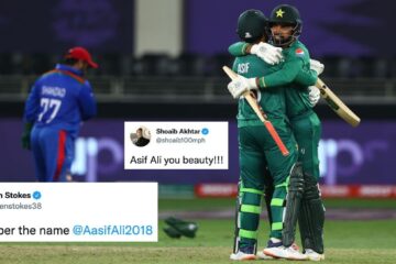 Twitter Reactions: Asif Ali’s cameo power Pakistan to their third successive win of T20 World Cup 2021