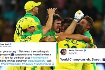 Cricket fraternity erupts as Australia seals the T20 World Cup 2021 with comprehensive win over New Zealand