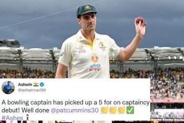 Ashes 2021-22: Twitter reactions – Pat Cummins’ fifer destroys England on Day 1 of Gabba Test