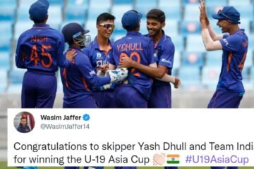 Twitter reactions: India thrash Sri Lanka in U-19 Asia Cup final to clinch their eighth title