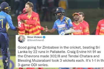 Twitter reactions: Dasun Shanaka’s ton goes in vain as Zimbabwe trump Sri Lanka in 2nd ODI to level series