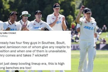 Twitter reactions: Matt Henry’s 7-fer puts New Zealand in commanding position on Day 1 of Christchurch Test