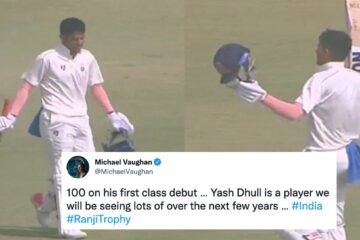 Twitter erupts as Yash Dhull smashes century on his Ranji Trophy debut for Delhi