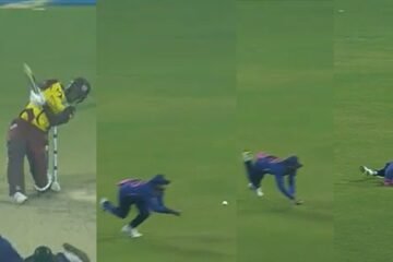 WATCH: Rohit Sharma plucks a brilliant diving catch to dismiss Dominic Drakes – IND vs WI, 3rd T20I