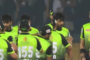 WATCH: Pakistan pacer Haris Rauf slaps his teammate on the field for dropping a catch – PSL 2022
