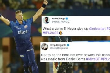 Twitter reactions: Daniel Sams holds nerve as MI stuns GT in a nail-biting thriller at IPL 2022