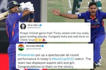 Twitter reactions: Hardik Pandya, Bhuvneshwar Kumar shine as India pip Pakistan in a thriller at Asia Cup 2022