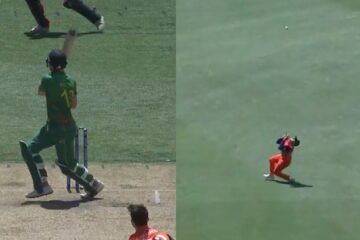 WATCH: Roelof van der Merwe takes a sensational catch to dismiss David Miller – SA vs NED, T20 World Cup