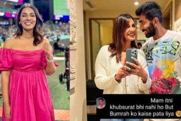 Jasprit Bumrah’s wife Sanjana Ganesan hits out at a troll for nasty comment