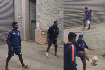 NZ vs IND, WATCH: Yuzvendra Chahal, Ish Sodhi, Sanju Samson engage in foot volleyball at Wellington