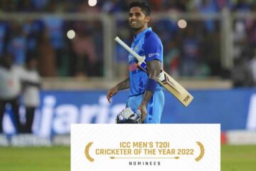 ICC picks Suryakumar Yadav among four nominees for 2022 Men’s T20I Cricketer of the year award