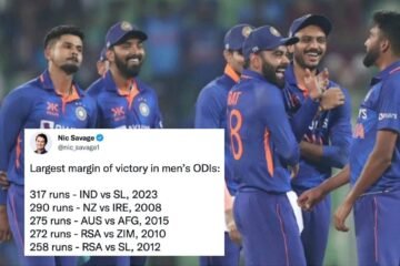 Twitter reactions: India registers a record win over Sri Lanka in 3rd ODI at Thiruvananthapuram
