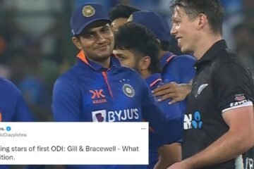 Twitter reactions: India survive Michael Bracewell’s scare after Shubman Gill’s double ton in 1st ODI