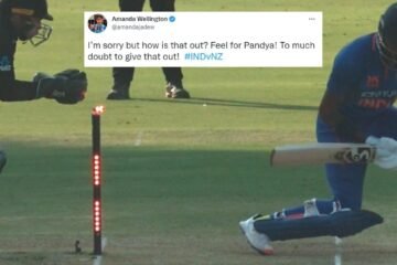 IND vs NZ, WATCH: Hardik Pandya’s dismissal in the first ODI triggers a massive controversy