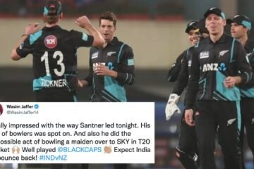 Twitter reactions: Spinners choke India as New Zealand wins the opening T20I by 21 runs