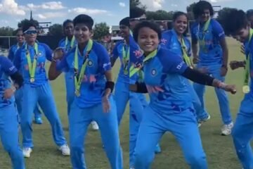 WATCH: Indian players show off their dance moves after winning the U19 Women’s T20 World Cup