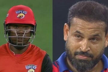 WATCH: Sherfane Rutherford hits Yusuf Pathan for 5 consecutive sixes in ILT20