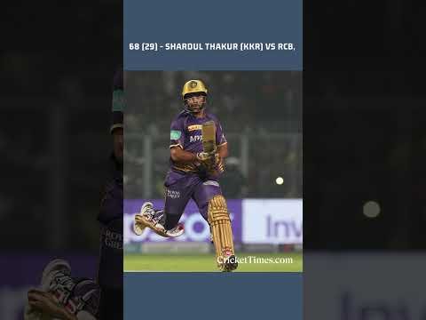 Highest individual scores from No 7 or below in IPL #shorts #cricket | Crickettimes.com