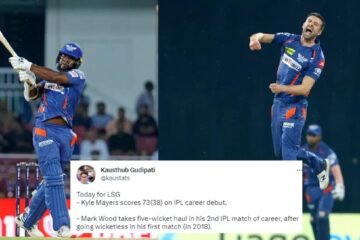 IPL 2023 [Twitter reactions]: Kyle Mayers’ fireworks, Mark Wood’s 5-fer propel LSG to dominating win over DC