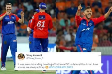 Twitter reactions: Anrich Nortje, Axar Patel steer Delhi Capitals to a thrilling win over Sunrisers Hyderabad – IPL 2023