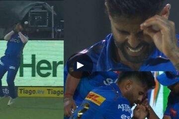 WATCH: Suryakumar Yadav injures himself while taking a catch of Axar Patel in DC vs MI clash – IPL 2023