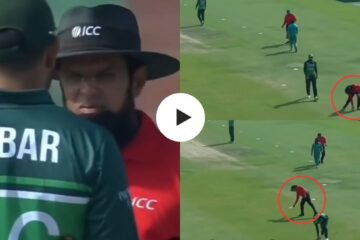 PAK vs NZ [WATCH]: Umpire Aleem Dar stops play in second ODI to rectify an uncommon error; Pakistan Cricket gets brutally trolled
