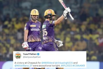 Twitter reactions: Nitish Rana, Rinku Singh keep KKR alive with crucial win over CSK in IPL 2023