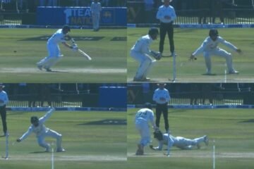 WATCH: Abdullah Shafique shows stunning reflexes to pull off a one-handed stunner at short leg in Galle Test – SL vs PAK, 2023