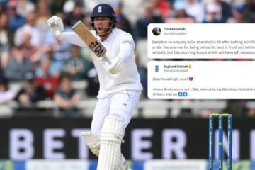 Twitter reactions: England’s first innings end with a massive lead, but Jonny Bairstow misses his ton by 1 run – Ashes 2023