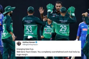 Twitter goes berserk after Pakistan A thrash India A to lift the ACC Men’s Emerging Asia Cup 2023 title