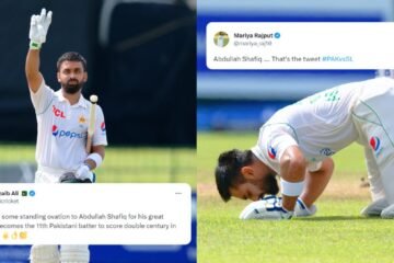Twitter reactions: Fans left spellbound after Abdullah Shafique slams his maiden double ton – SL vs PAK, 2023