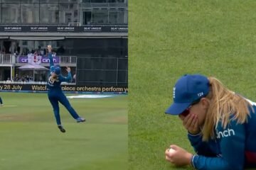 WATCH: Sophie Ecclestone plucks a one-handed stunner to remove Phoebe Litchfield in the first Women’s Ashes 2023 ODI