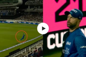 WATCH: Matthew Wade goes the superman way to pull off a sensational save at the boundary rope during The Hundred 2023