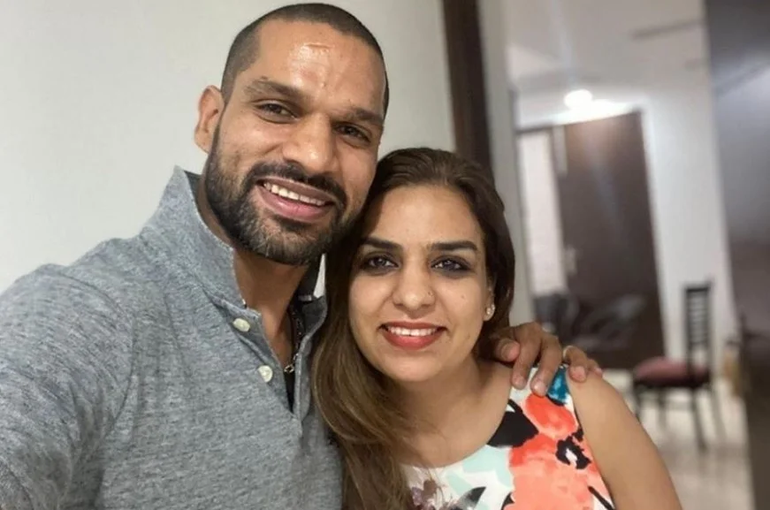 Shikhar Dhawan and Shrestha Dhawan