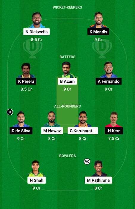 CS vs DA Dream11 Team for todays match