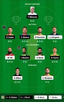 Birmingham Phoenix vs Trent Rockets, Dream11 Team