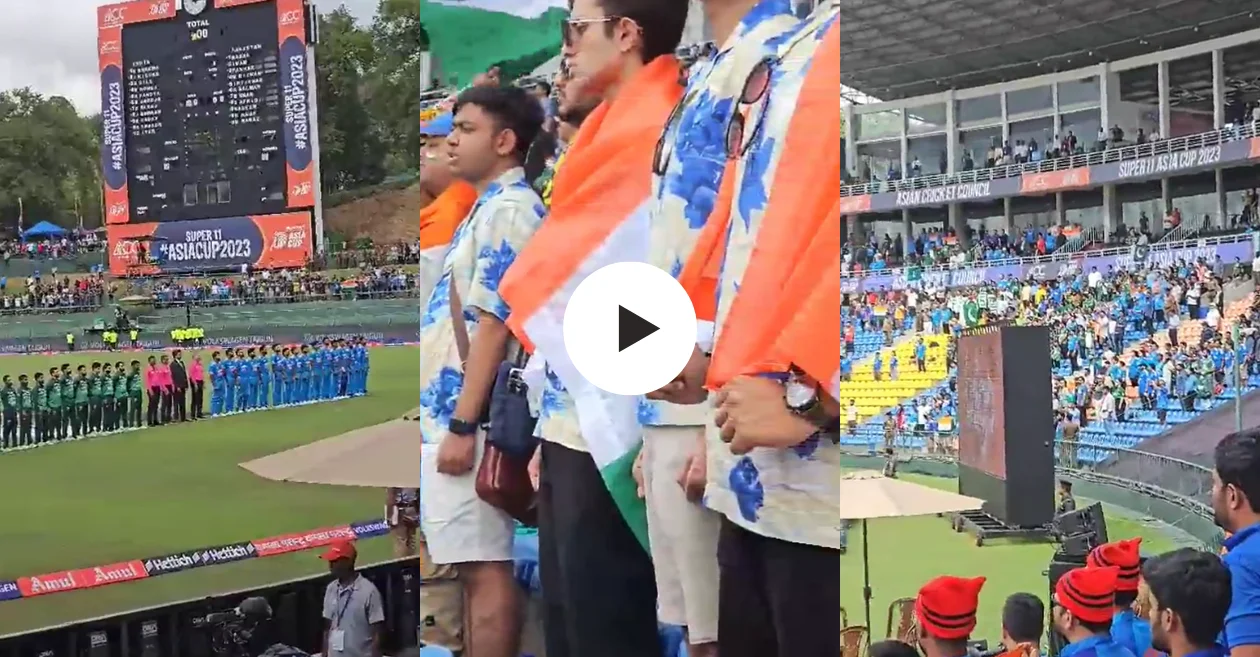 WATCH: Indian crowd lights up Pallekele with national anthem ahead of India-Pakistan clash in Asia Cup 2023; Ravichandran Ashwin reacts