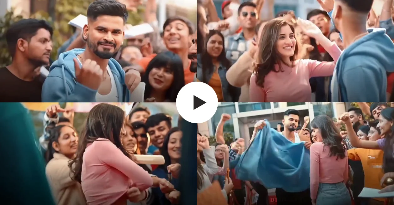 WATCH: Shreyas Iyer’s cringe advertisement objectifying a girl breaks the internet; fans divided