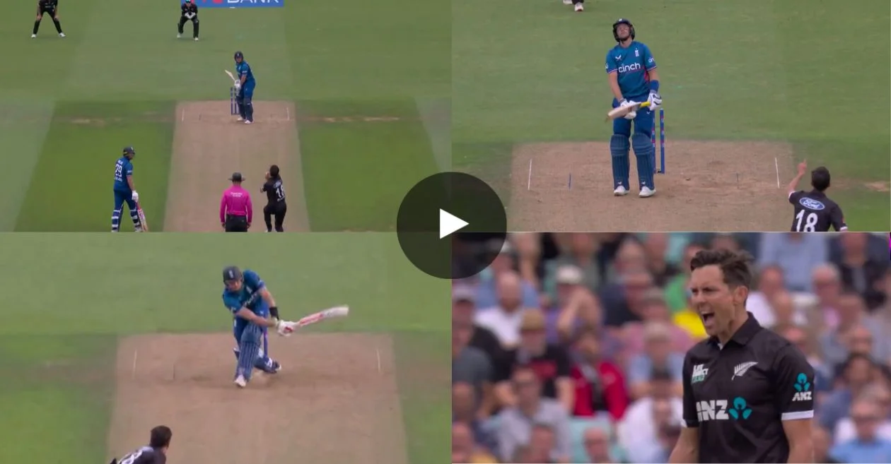 WATCH: Trent Boult unleashes mayhem with remarkable five-wicket haul in the 3rd ODI – ENG vs NZ 2023