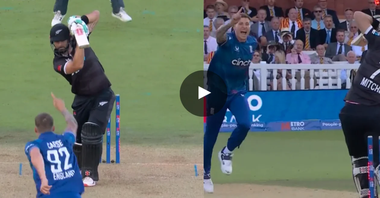 WATCH: Brydon Carse unleashes a ripper to dismiss Daryl Mitchell – ENG vs NZ 2023