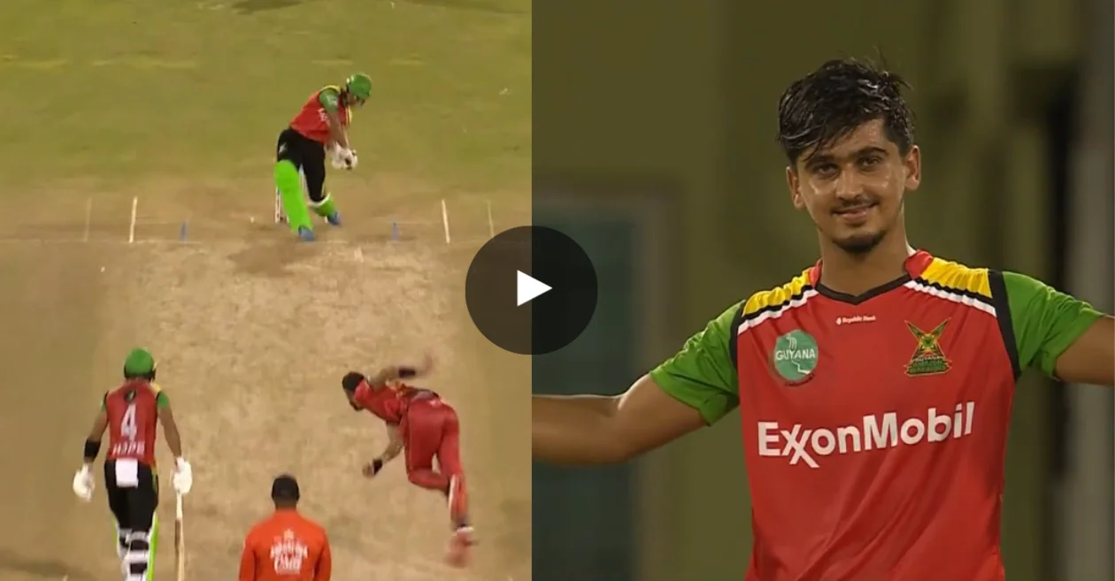 WATCH: Saim Ayub hits a glorious six to clinch the title for Guyana Amazon Warriors – CPL 2023 final