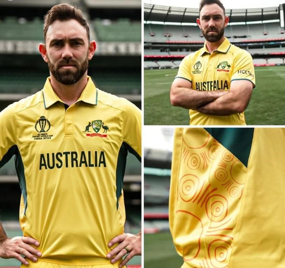 Glenn Maxwell in Australia's ODI World Cup 2023 kit