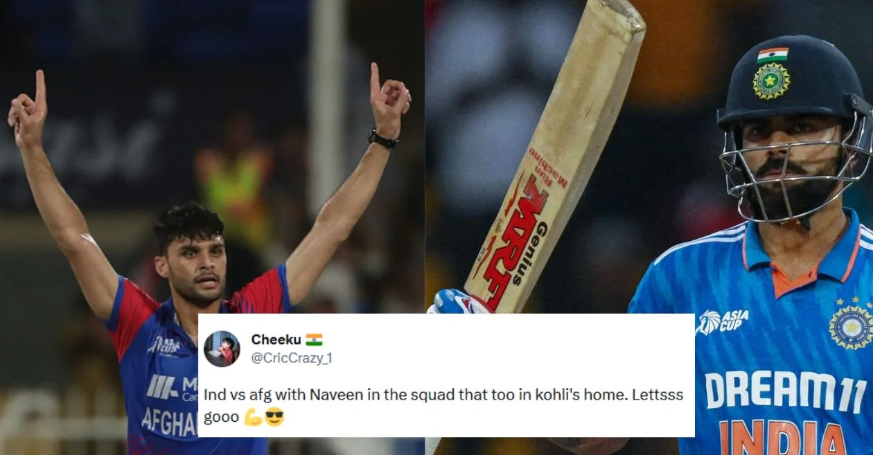 “It’s going to be Naveen Ul Haq vs Virat Kohli Round 2”: Fans anticipate epic faceoff after Afghanistan pacer’s inclusion in the ODI World Cup 2023 squad